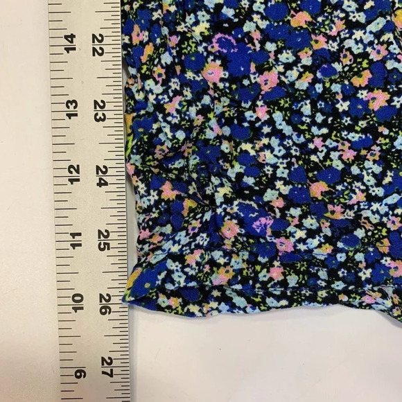 Nordstrom BP Womens Paperbag Waist Trousers In Black Blue Maisey Ditsy SZ 3X NWT - Picture 14 of 14